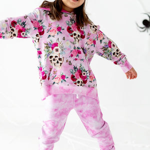 Bums & Roses - Baby & Kids Bamboo Pajamas - Killer Queen Hooded Jogger Set - Image 1