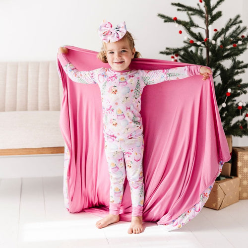 Merry Little Pinkmas Two-Piece Pajama Set - Image 8 - Bums & Roses
