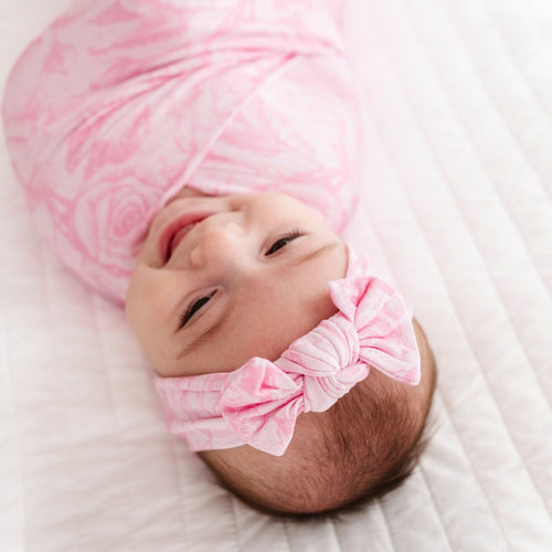 Whispering Roses Swaddle Headwrap Set - Image 4 - Bums & Roses