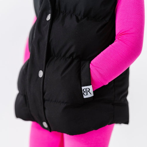 Bamboo Lined Puffer Vest - Image 6 - Bums & Roses