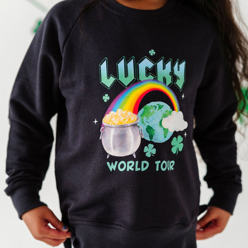 Lucky World Tour Crew Neck Sweatshirt - Image 9 - Bums & Roses