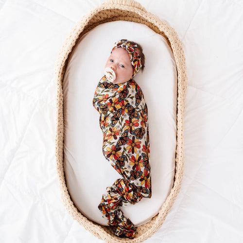 Change is BeautiFALL Swaddle Headwrap Set - Image 3 - Bums & Roses