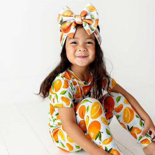 Orange You Sweet Two-Piece Pajama Set - Image 5 - Bums & Roses