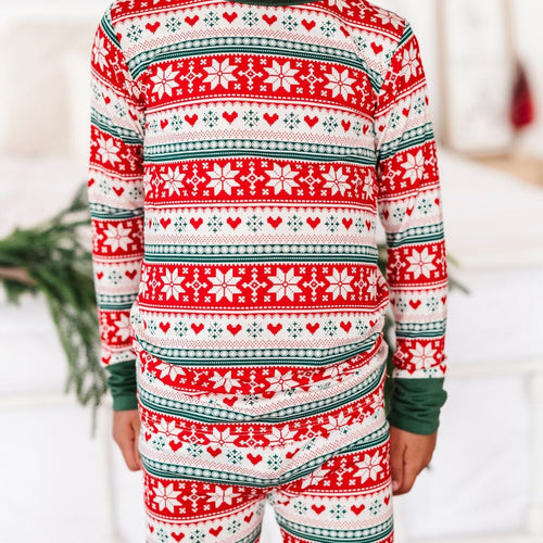 Bums & Roses - Baby & Kids Bamboo Pajamas - Up To Snow Good Two-Piece Pajama Set - Image 28