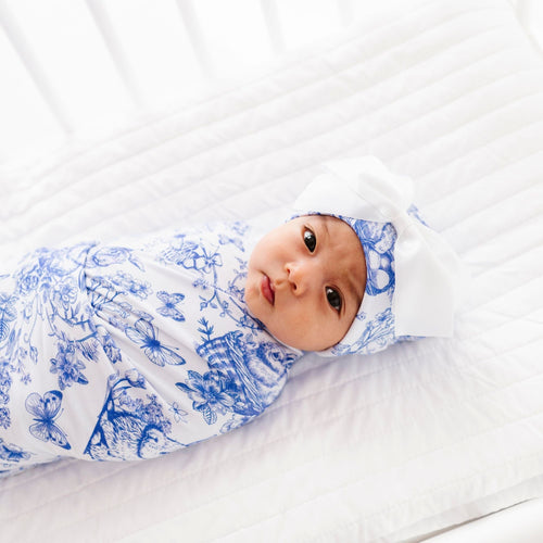 Hoppy You're Hare Swaddle & Bow Beanie - Image 6 - Bums & Roses
