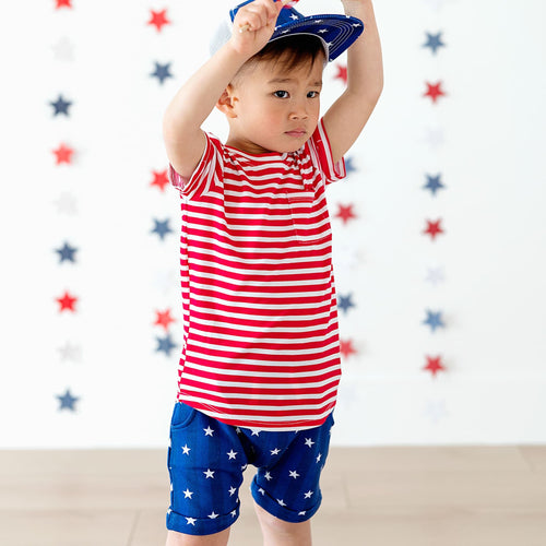 Party in the USA Toddler T-shirt & Shorts Set - FINAL SALE - Image 3 - Bums & Roses