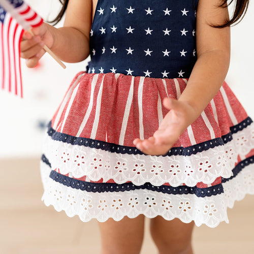 USA Tiered Ruffle Dress - FINAL SALE - Image 9 - Bums & Roses