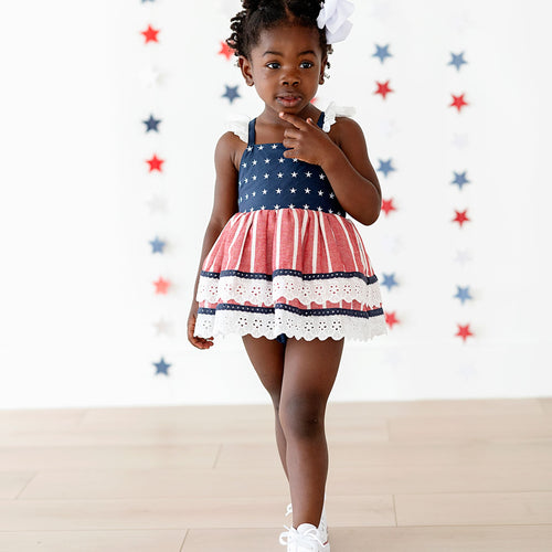 USA Tiered Ruffle Dress - FINAL SALE - Image 12 - Bums & Roses
