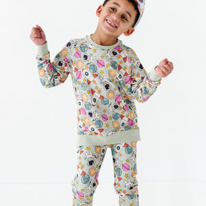 Bums & Roses - Baby & Kids Bamboo Pajamas - No Space to Go Jogger Set - Image 1