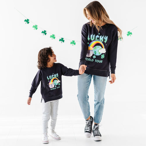 Lucky World Tour Crew Neck Sweatshirt - Image 8 - Bums & Roses
