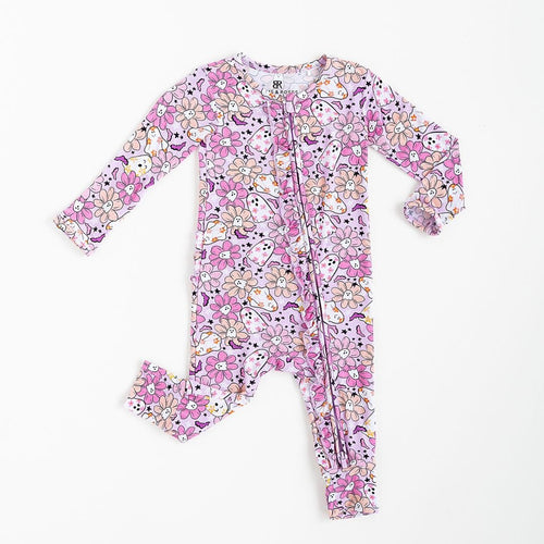 Let's BOOgie Ruffle Romper - Image 3 - Bums & Roses