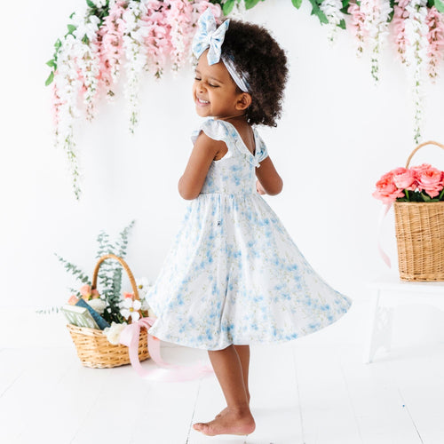 Forget Me Not Girls Dress - Image 2 - Bums & Roses