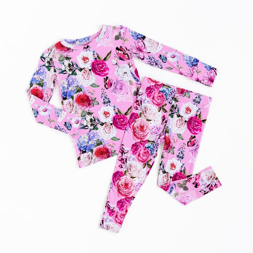 Make My Heart Flutter Two-Piece Pajama Set - Image 2 - Bums & Roses