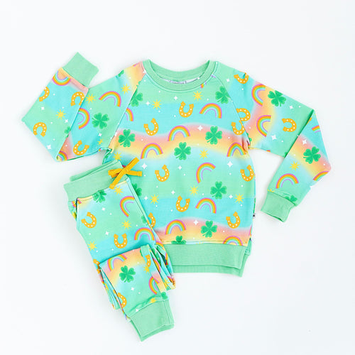 Clover the Rainbow Jogger Set - Image 2 - Bums & Roses