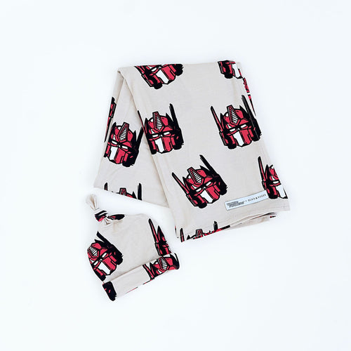 Swaddle Beanie Set Transformers™ Optimus Prime - Image 2 - Bums & Roses