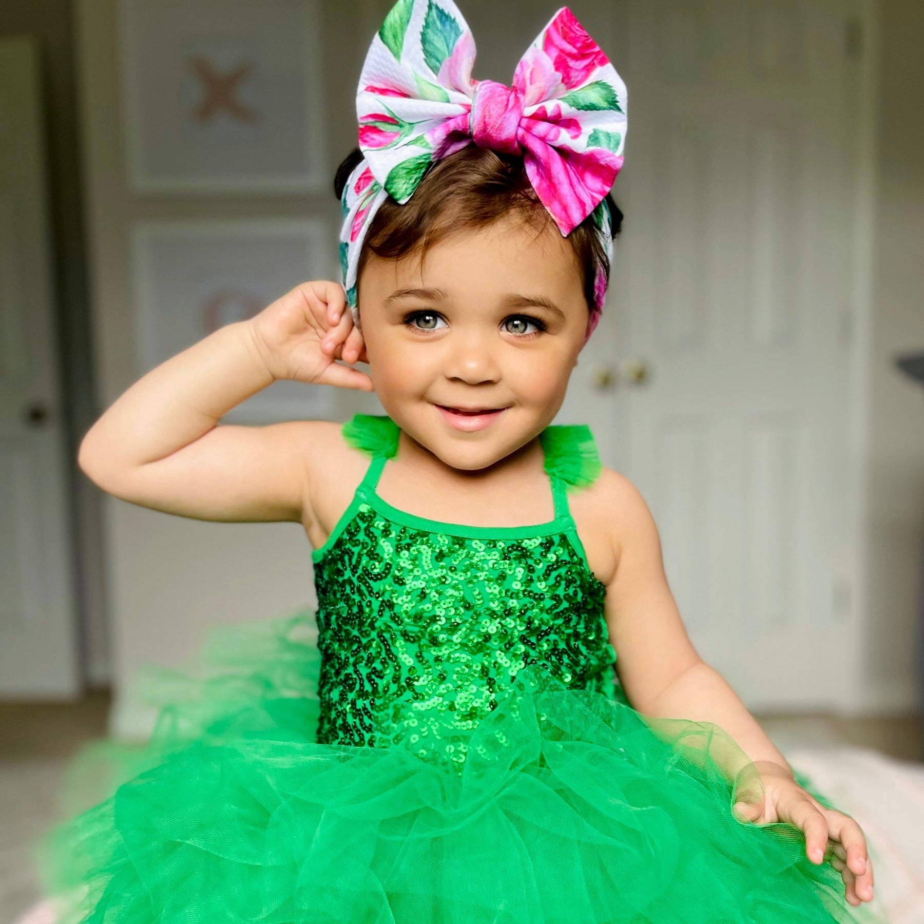 Green Sequin Tulle Tutu Dress Green Sequin Tulle Tutu Dress