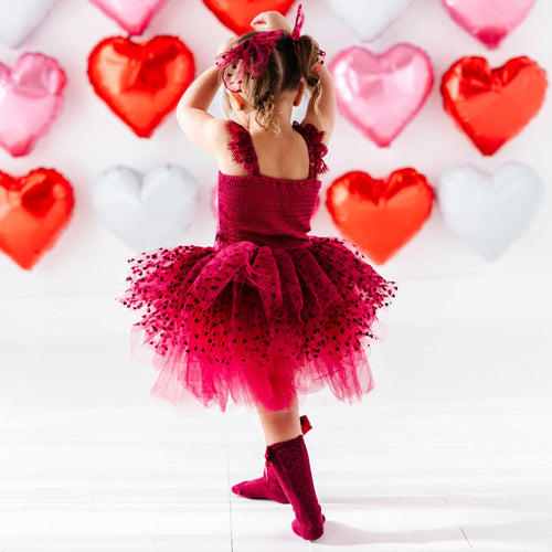 Crimson Heart Tulle Tutu Dress - Image 9 - Bums & Roses