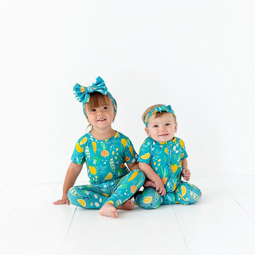 Peas and Thank You Two-Piece Pajama Set- FINAL SALE - Image 8 - Bums & Roses