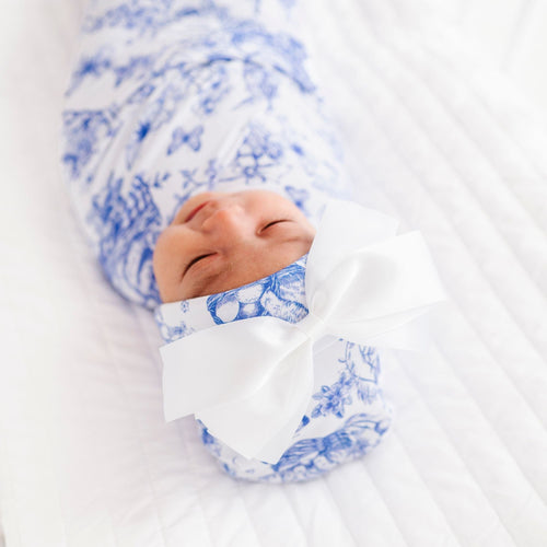 Hoppy You're Hare Swaddle & Bow Beanie - Image 3 - Bums & Roses