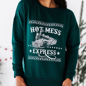 Hot Mess Express Women's Crew Neck Sweatshirt