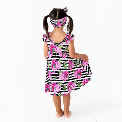Pink It Over Girls Dress- FINAL SALE - Image 3 - Bums & Roses