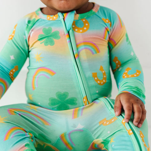 Clover the Rainbow Convertible Romper - Image 3 - Bums & Roses