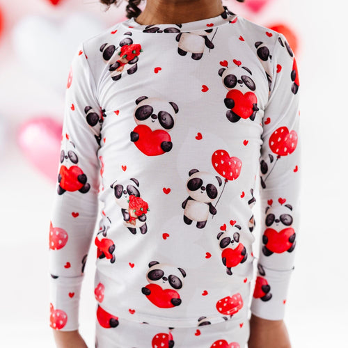 Panda Love Two-Piece Pajama Set - Image 4 - Bums & Roses