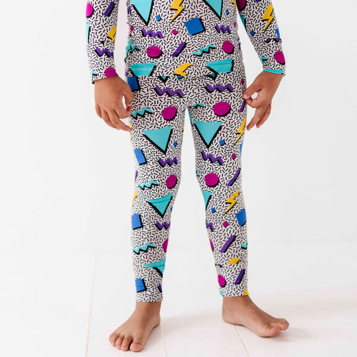 Fresh Prints of Bel-Air Two-Piece Pajama Set - Long Sleeves - Image 3 - Bums & Roses