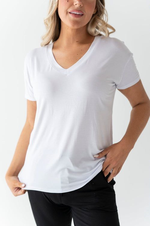 White Women's T-Shirt - Image 2 - Bums & Roses