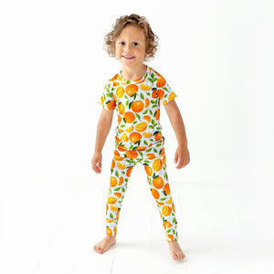 Orange You Sweet Two-Piece Pajama Set - Image 1 - Bums & Roses