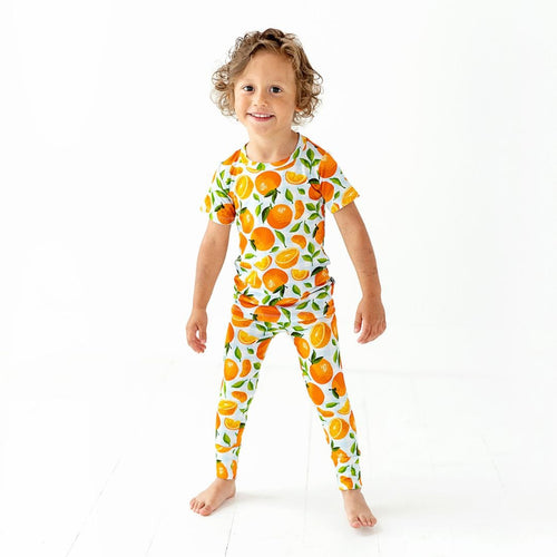 Orange You Sweet Two-Piece Pajama Set - Image 1 - Bums & Roses