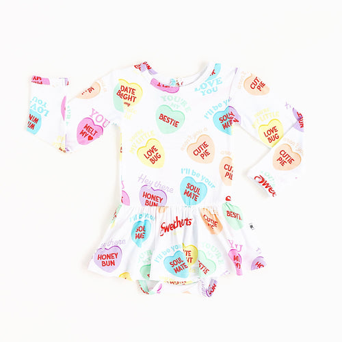 Sweethearts® Colorful Candy Hearts Ruffle Dress - Image 2 - Bums & Roses