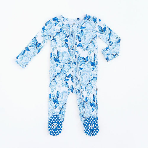 My Something Blue Ruffle Footie - Image 2 - Bums & Roses