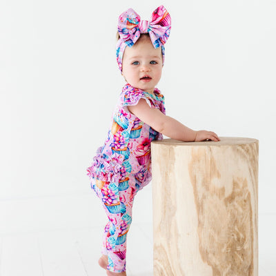 Baby Kids Bamboo Pajamas — Another Year Sweeter Romper — Image 1