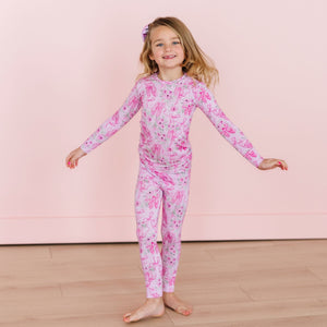 Ballet Blooms Two-Piece Pajama Set - Image 1 - Bums & Roses