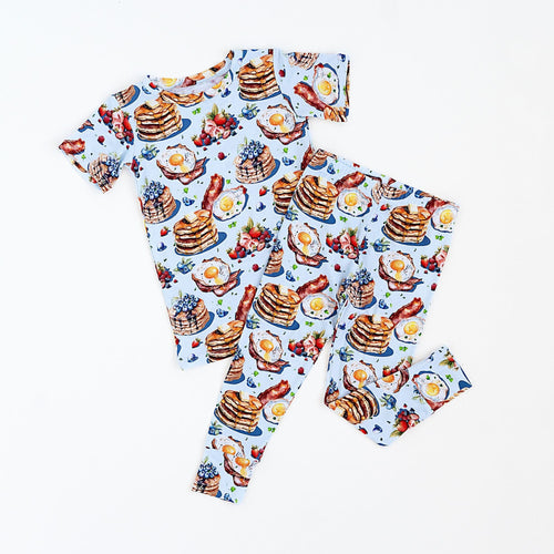 Resting Brunch Face Two-Piece Pajama Set - Image 2 - Bums & Roses