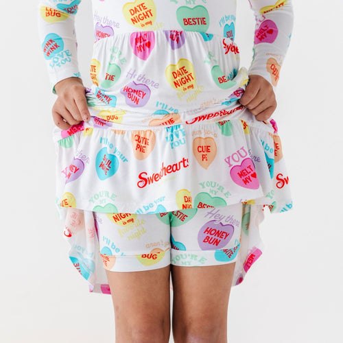 Sweethearts® Colorful Candy Hearts Girls Dress & Shorts Set - Image 8 - Bums & Roses