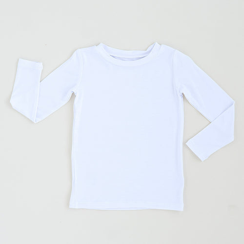White Long Sleeve Shirt - Image 2 - Bums & Roses