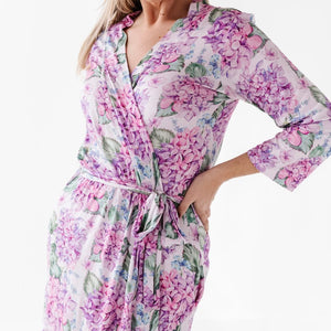 You Had Me At Hydrangea Robe - Image 1 - Bums & Roses