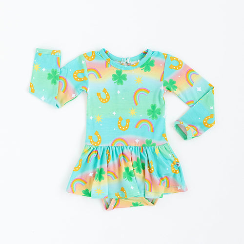 Clover the Rainbow Ruffle Dress - Image 2 - Bums & Roses