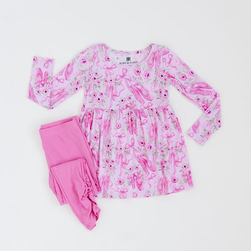 Ballet Blooms Toddler Top & Tights - Image 2 - Bums & Roses