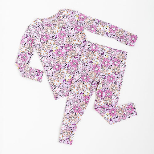 Let's BOOgie Two-Piece Pajama Set - Image 2 - Bums & Roses