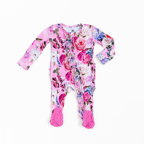 Make My Heart Flutter Ruffle Footie - Image 2 - Bums & Roses