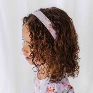 Baby Kids Bamboo Pajamas — A Knight to Remember Headband — Image 1