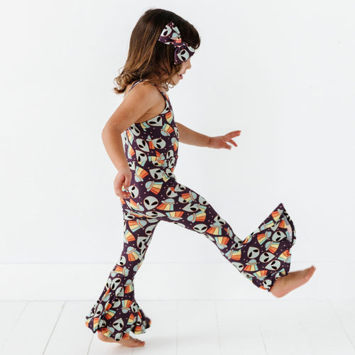 Cosmic in Peace Bell Bottom Jumpsuit - Image 5 - Bums & Roses