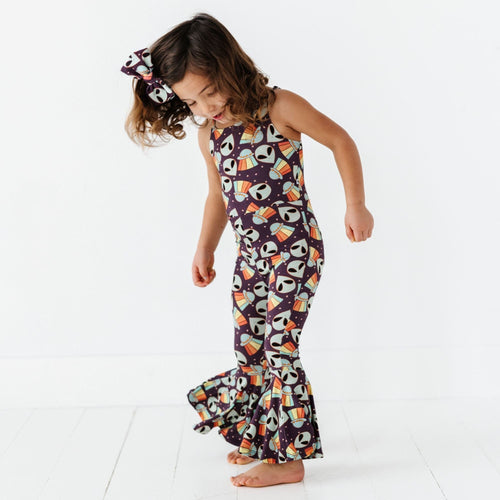 Cosmic in Peace Bell Bottom Jumpsuit - Image 3 - Bums & Roses