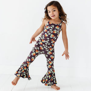 Cosmic in Peace Bell Bottom Jumpsuit - Image 1 - Bums & Roses