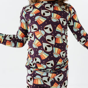 Cosmic in Peace Two-Piece Pajama Set - Image 1 - Bums & Roses