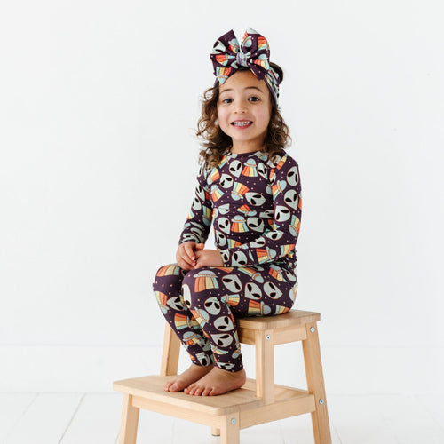 Cosmic in Peace Two-Piece Pajama Set - Image 5 - Bums & Roses