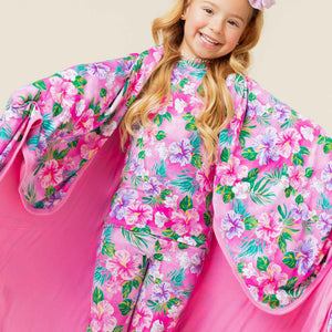 Baby Kids Bamboo Pajamas — Aloha, Beaches Bum Bum Blanket — Image 1